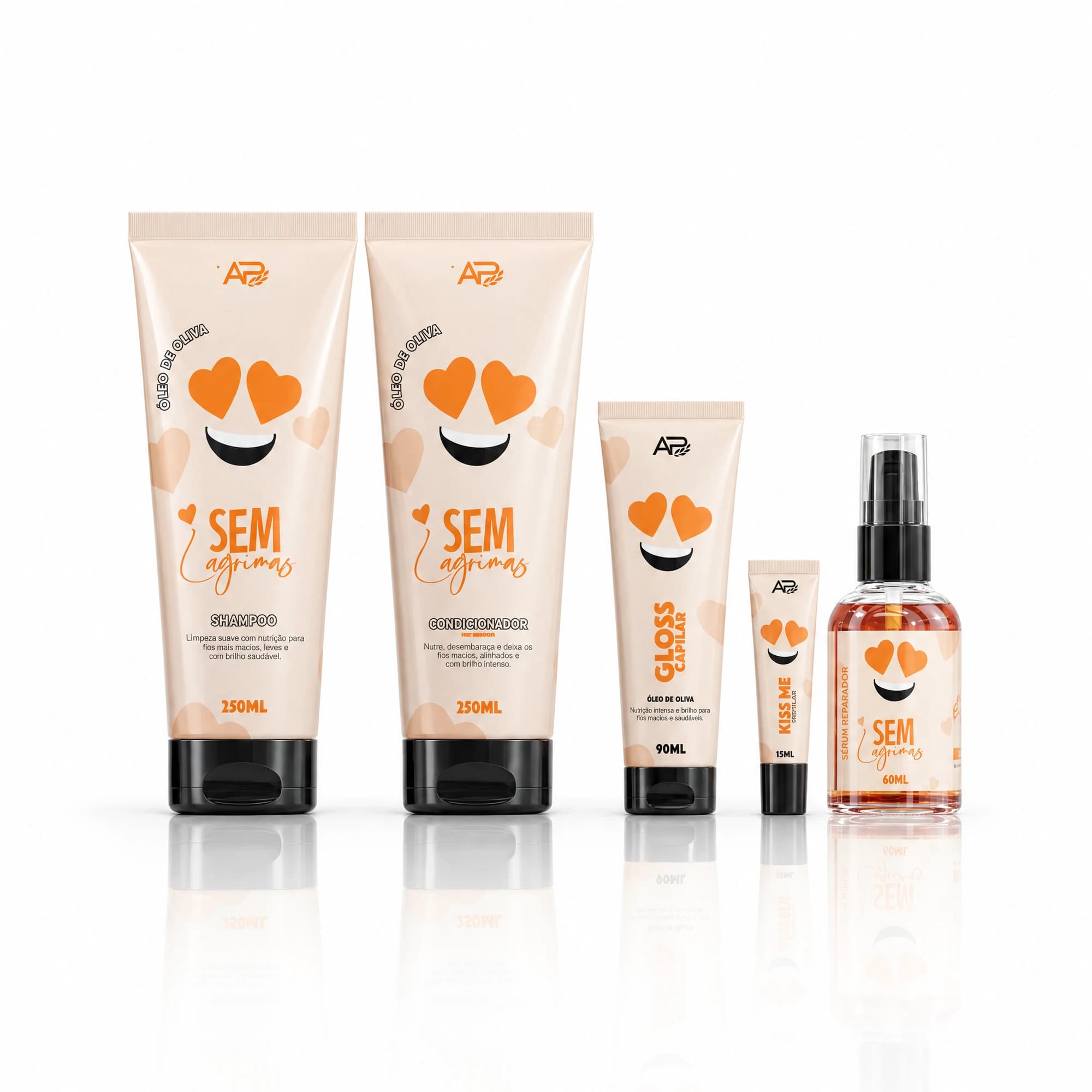 Sem Lágrimas Óleo de Oliva Kit Completo 5 Itens